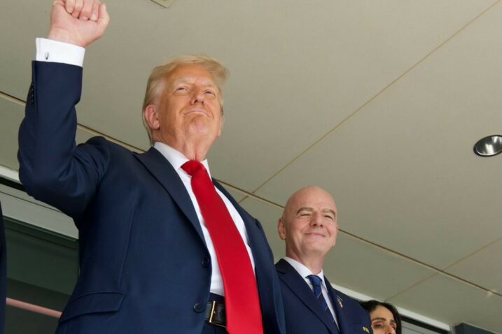 Donald Trump i Gianni Infantino/Foto FB The White House