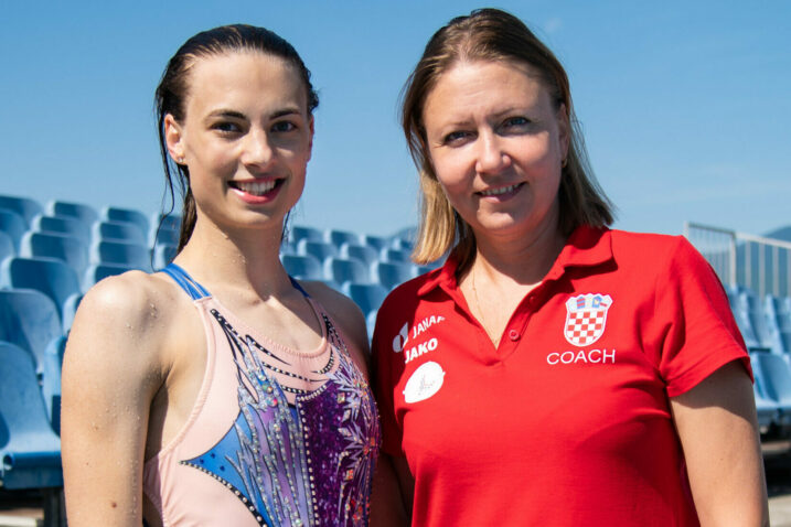 Matea Butorac s trenericom Valerijom Petračinom/Foto A. KRIŽANEC