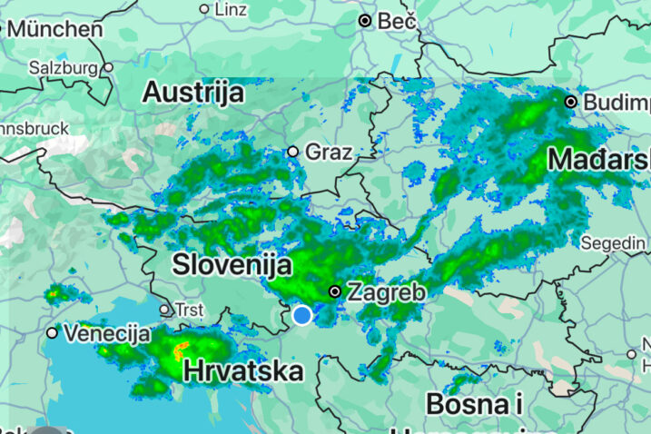 Screenshot HRT meteo
