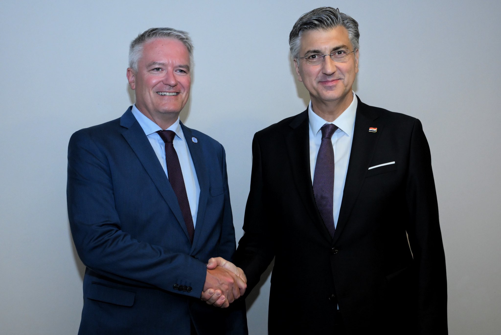 Mathias Cormann i Andrej Plenković