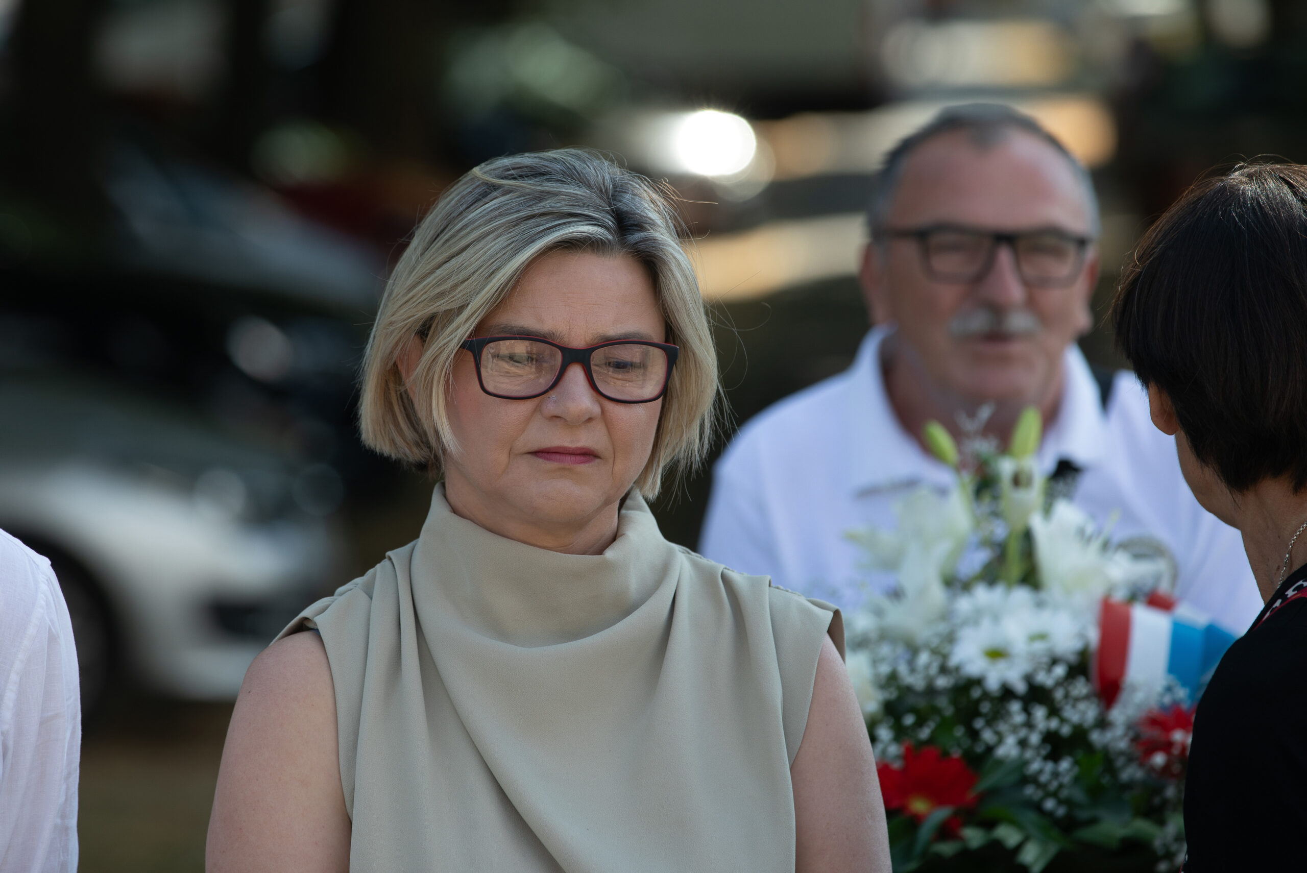 Obilježavanje 34. obljetnice pogibije Josipa Reihla - Kira; . Sandra Benčić i izaslanstvo Možemo! / Pixsell