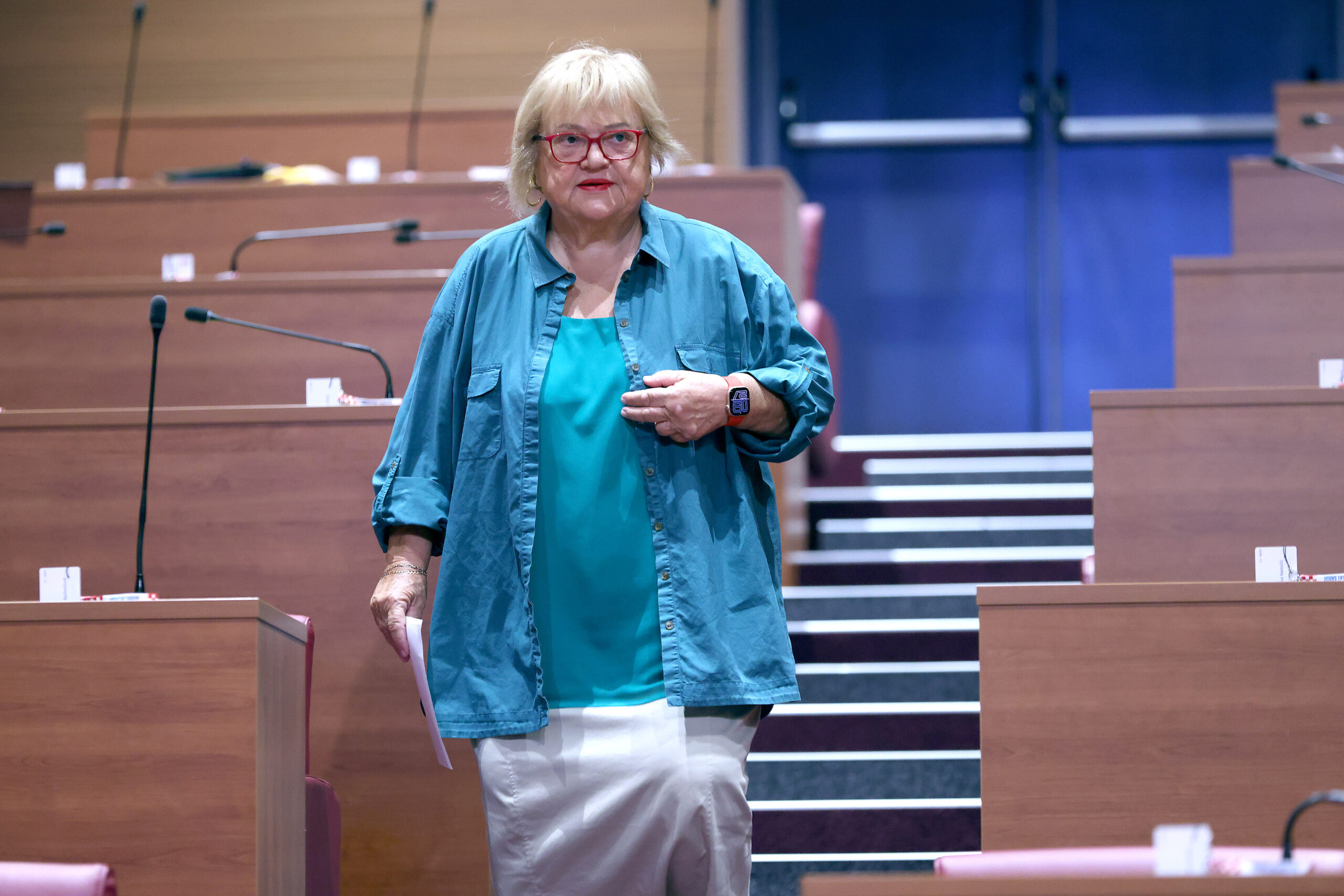 Anka Mrak Taritaš: "Imamo glavnog državnog odvjetnika na daljinskom upravljaču HDZ-a" / Pixsell