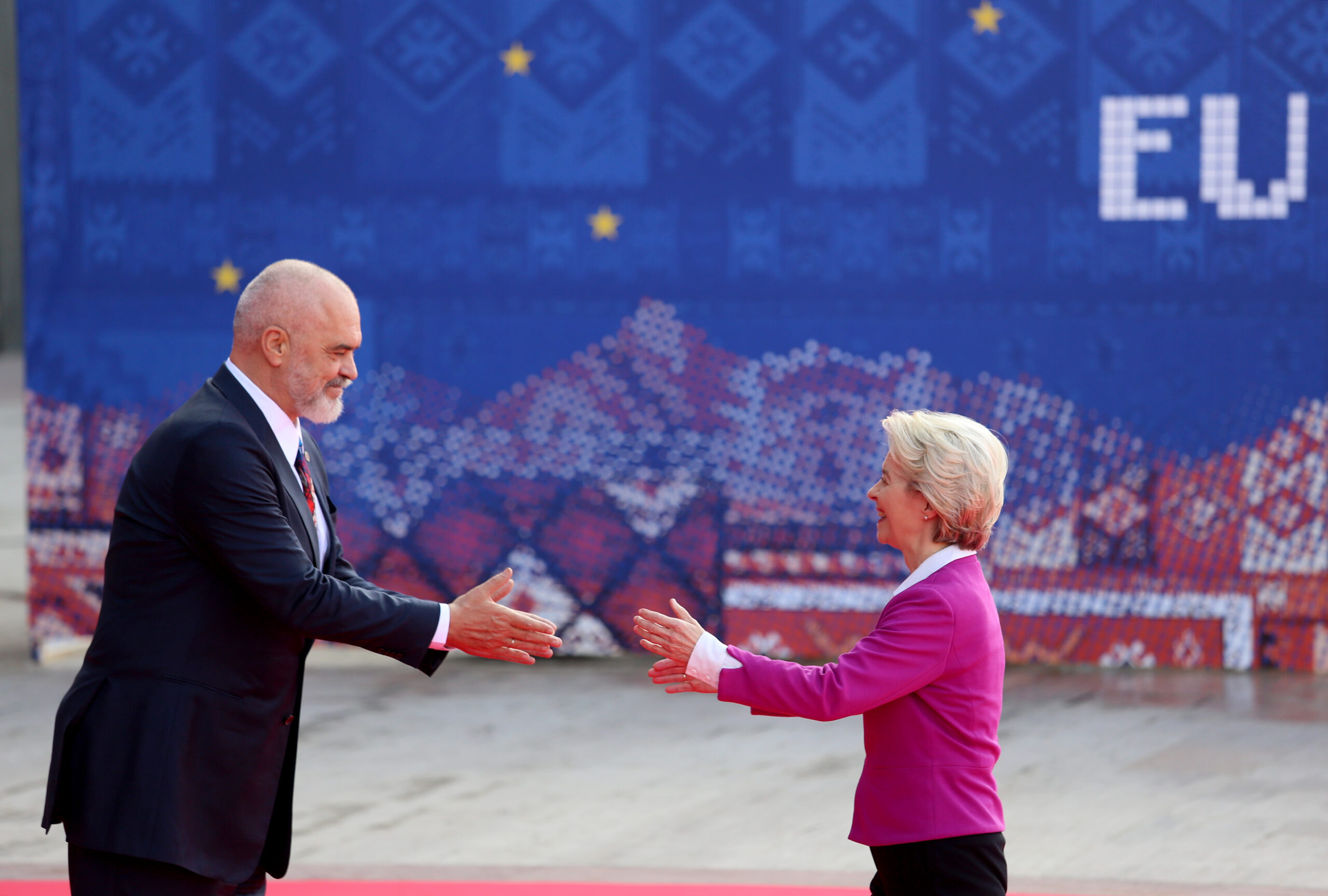 Albanski premijer Edi Rama i predsjednica EK Ursula von der Leyen / Pixsell