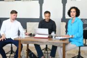 Marin Gregorović, Neven Kruljac i Ana Kučić u Osoru / Foto B. PURIĆ