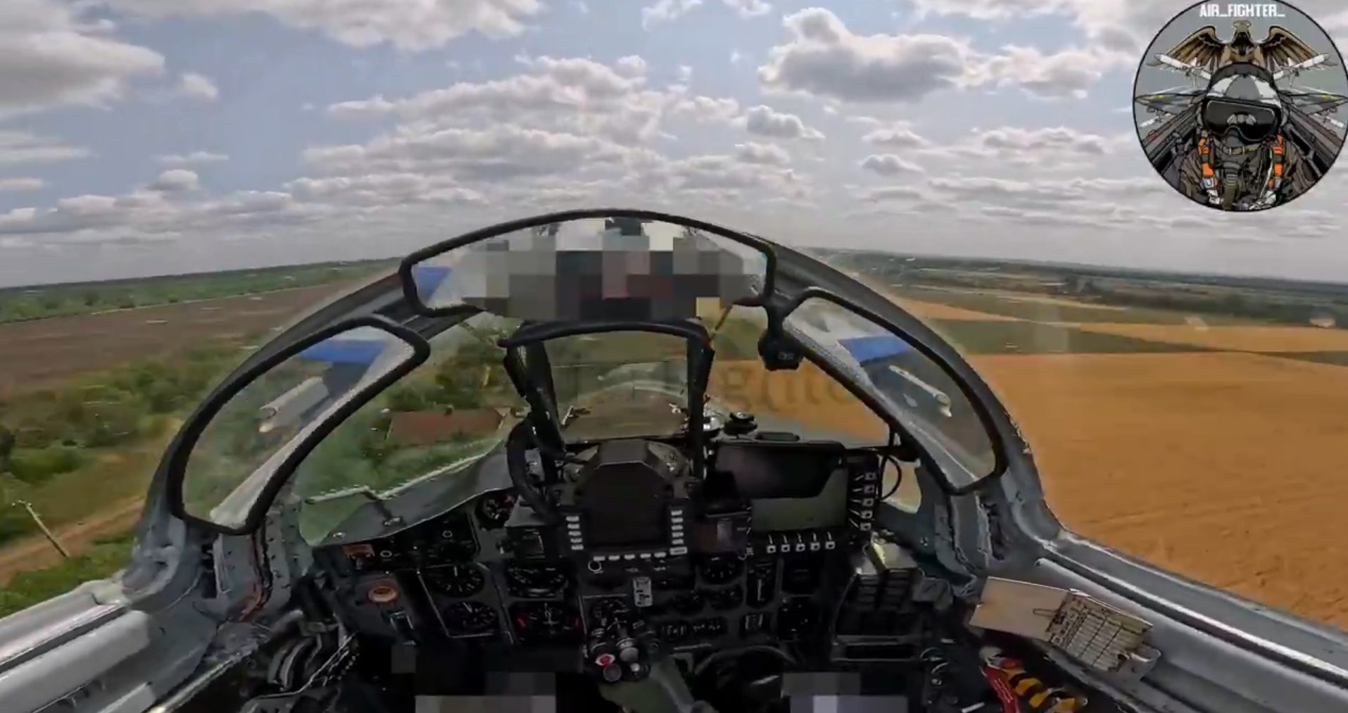 Ukrajinski MiG-29 tijekom akcije iznad Hersona / Foto Screenshot Twitter