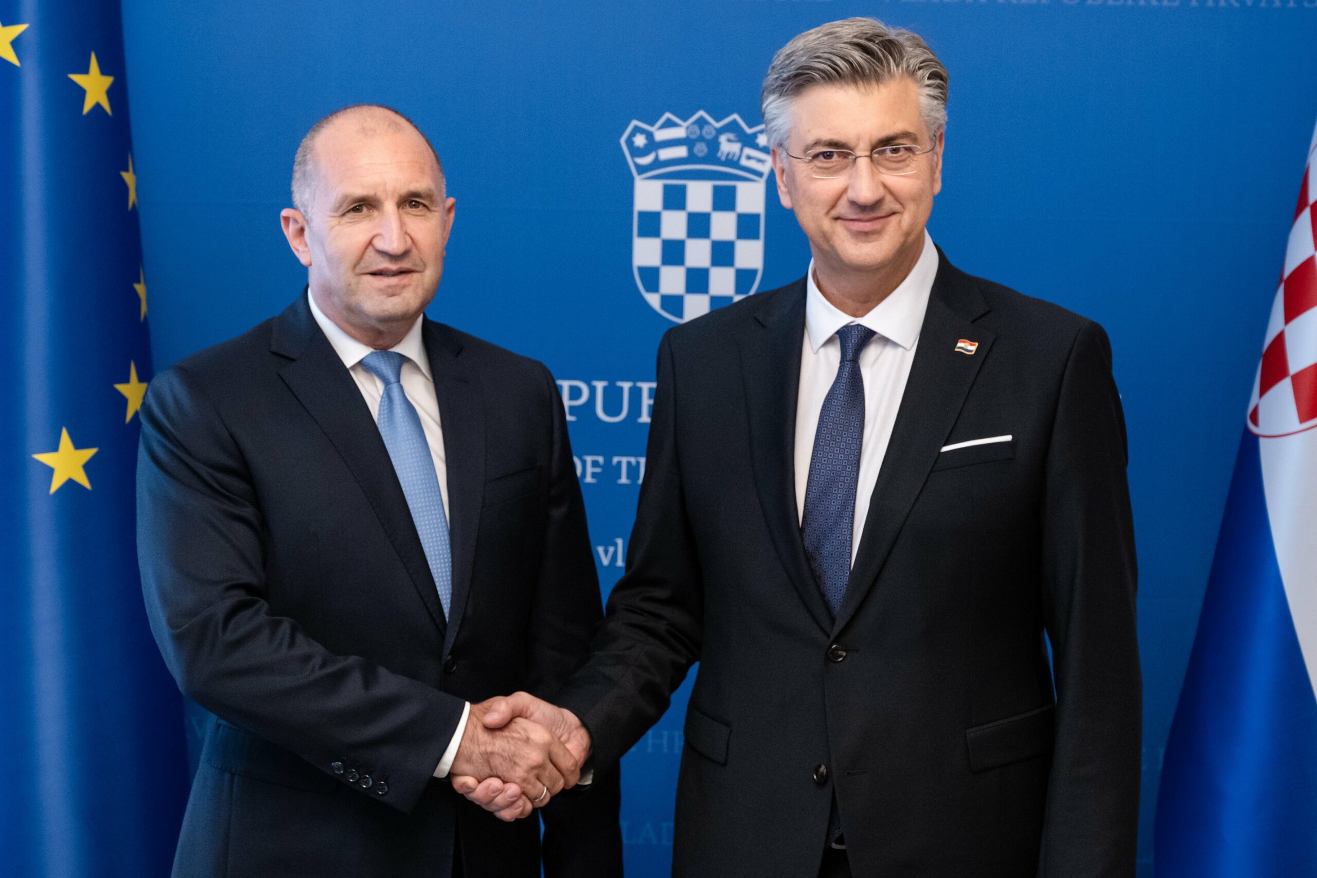Rumen Radev i Andrej Plenković