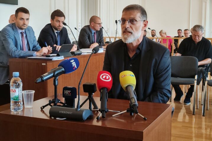 Slaven Bilić na suđenju u Osijeku, / Foto: Gojko Mitić