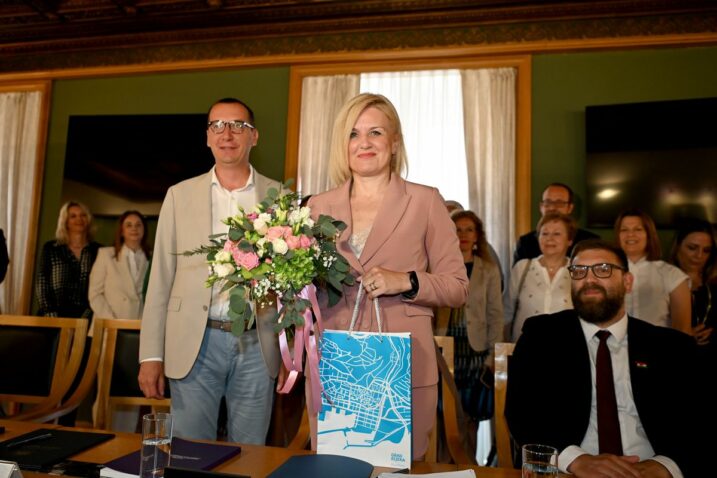 Marko Filipović i Iva Rinčić na primopredaji dužnosti / Foto Vedran Karuza