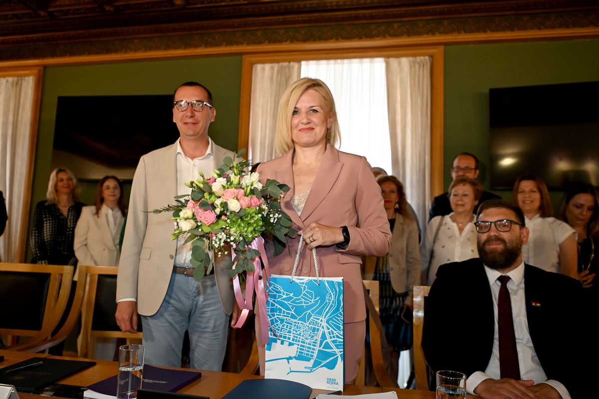 Marko Filipović i Iva Rinčić na primopredaji dužnosti / Foto Vedran Karuza