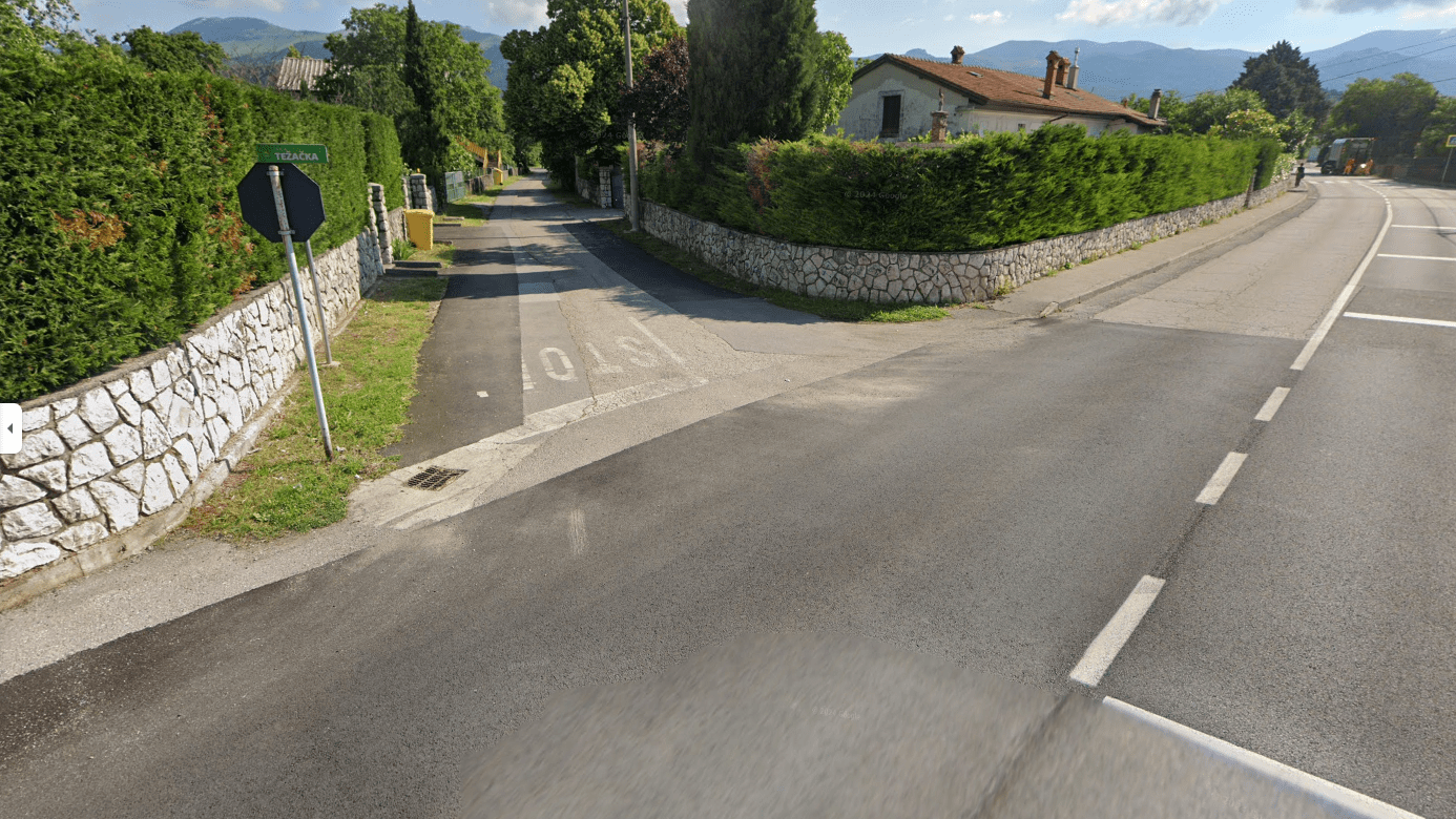 Težačka ulica u Dražicama / Foto OPĆINA JELENJE