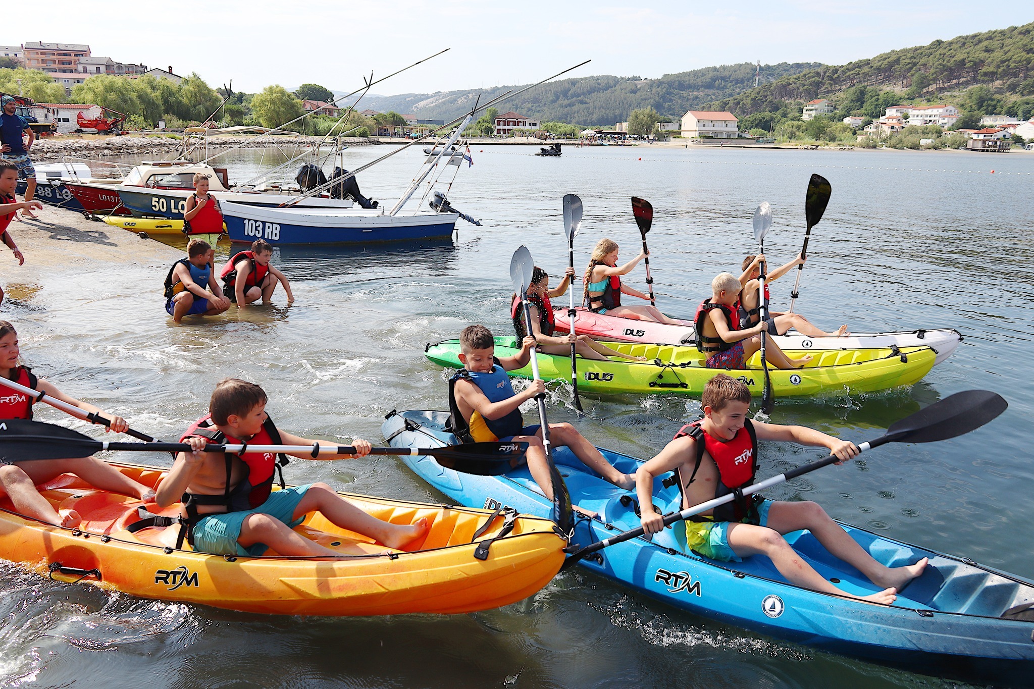 Polaznici su uživali i u veslanju na kajaku / Foto: A. PERIĆ
