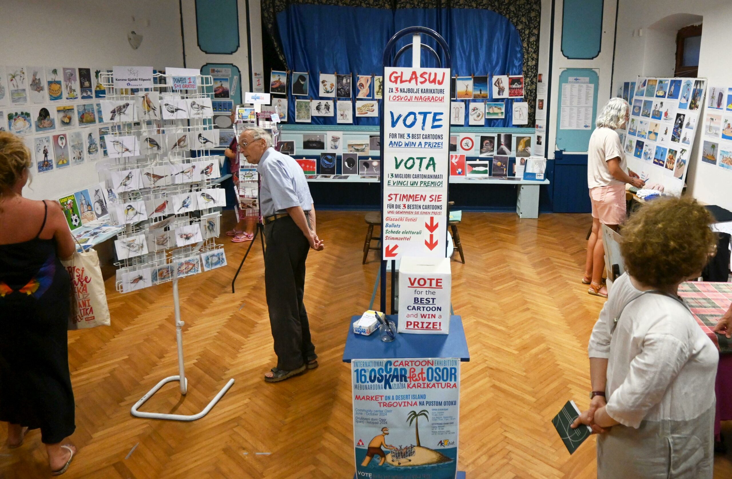 Festival karikature godinama je već glavni sadržaj Društvenog doma / Foto: B PURIĆ