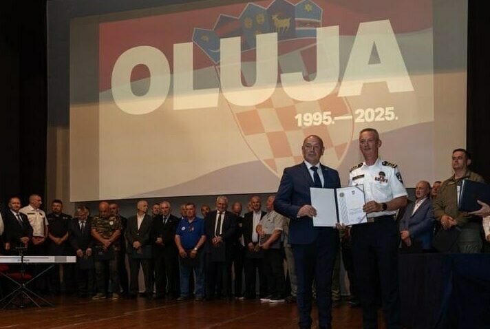 Zahvalnice za VRO "Oluja" / Foto PUPG