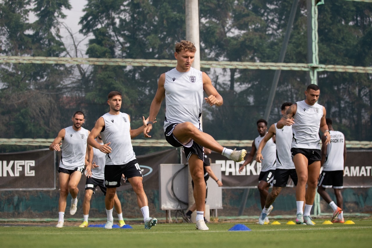 Luka Ivanušec, Fedor Chalov i Georgios Giakoumakis/Foto FC PAOK