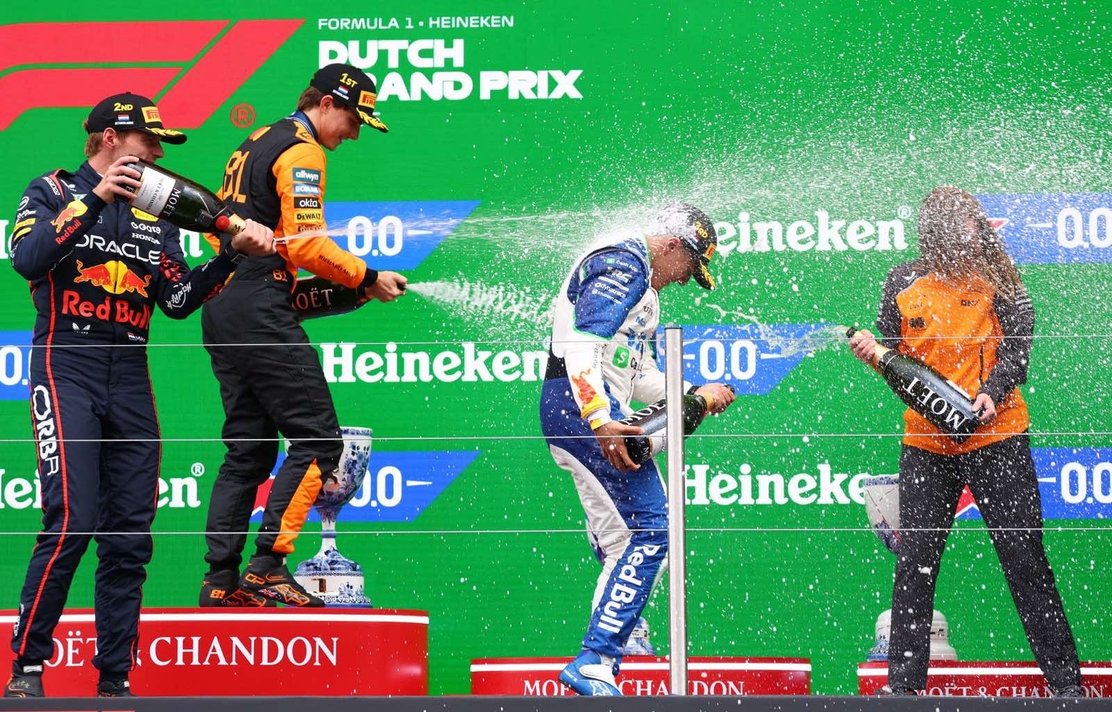 Max Verstappen, Oscar Piastri i Isack Hadjar/Foto X/FORMULA 1