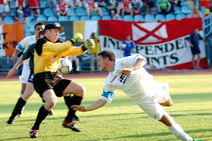 Natko Rački tijekom ogleda s St. Patrickom 2002. godine/Foto Arhiva NL