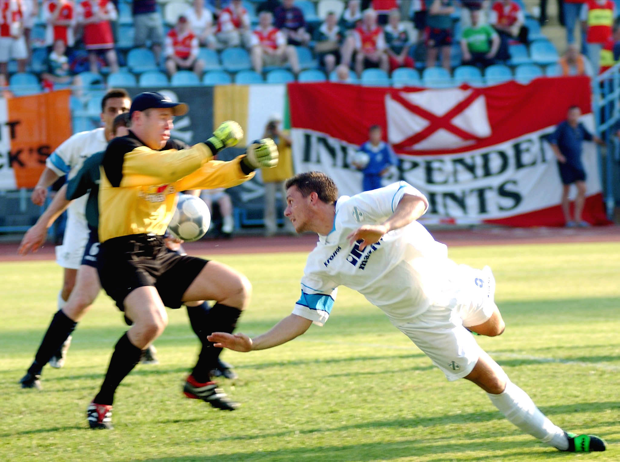 Natko Rački tijekom ogleda s St. Patrickom 2002. godine/Foto Arhiva NL