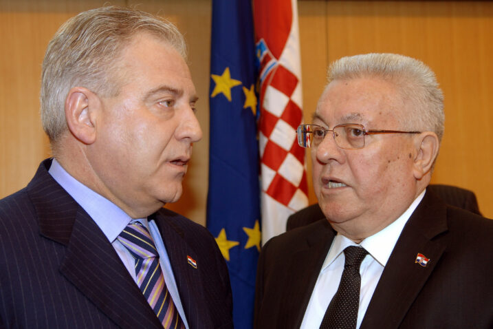 Ivo Sanader i Luka Bebić / Foto Davor Kovačević