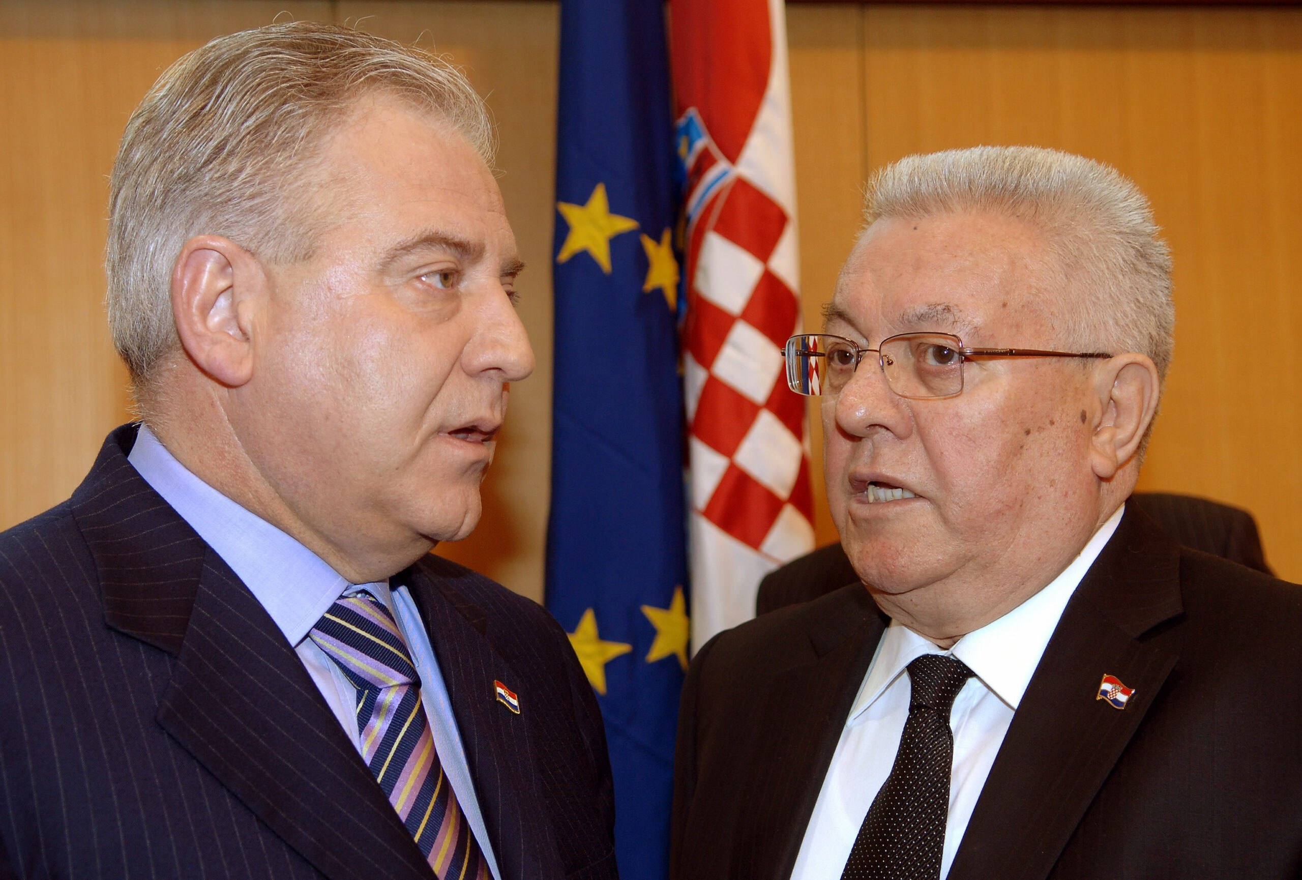 Ivo Sanader i Luka Bebić / Foto Davor Kovačević