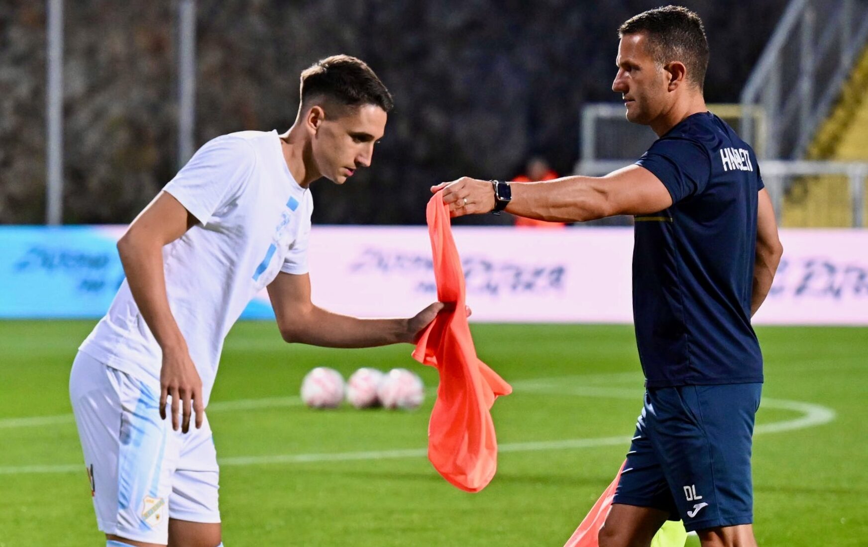 Luka Menalo i Davor Landeka/Foto HNK Rijeka