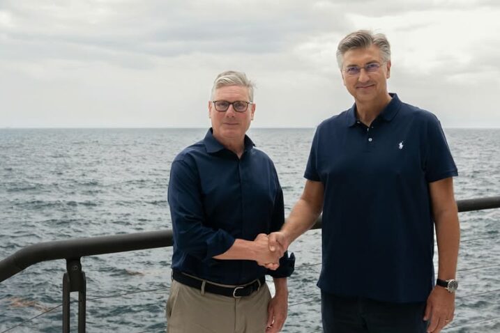 Bitanski premijer i hrvatski premijer snimljeni u Opatiji / Foto Facebook