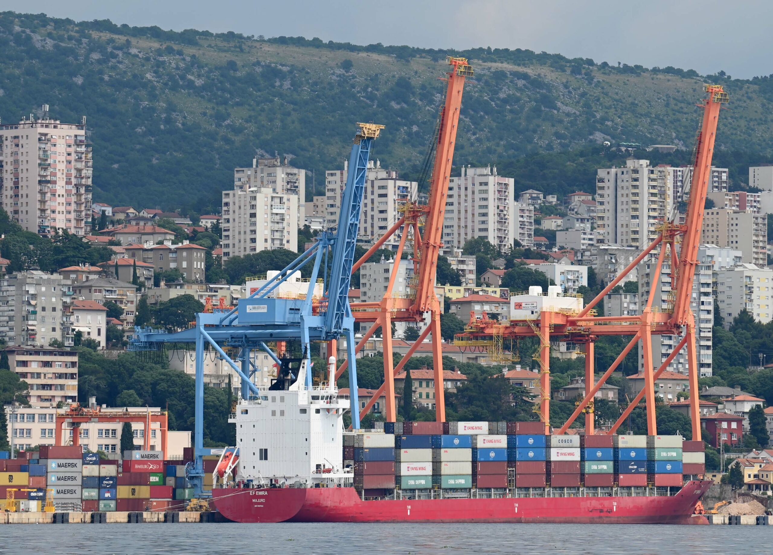 Kontejnerski promet preko Brajdice stabilan nakon problema s rutom kroz Sueski kanal / Foto Marko Gracin