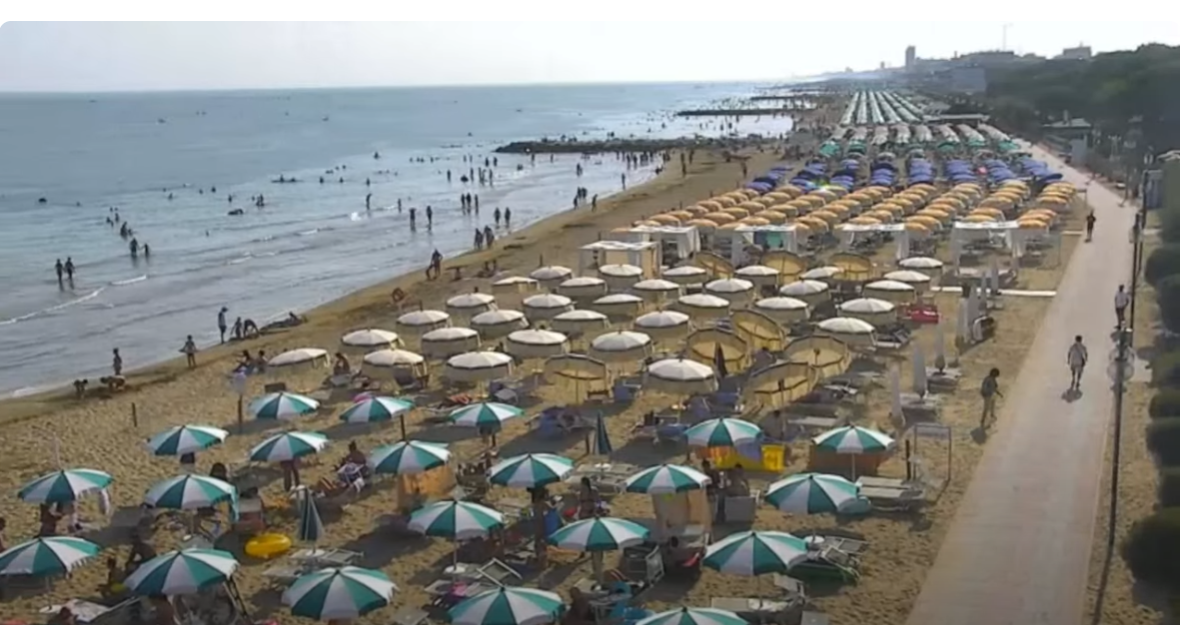 Plaža Jesolo Pineta / Foto Screenshot