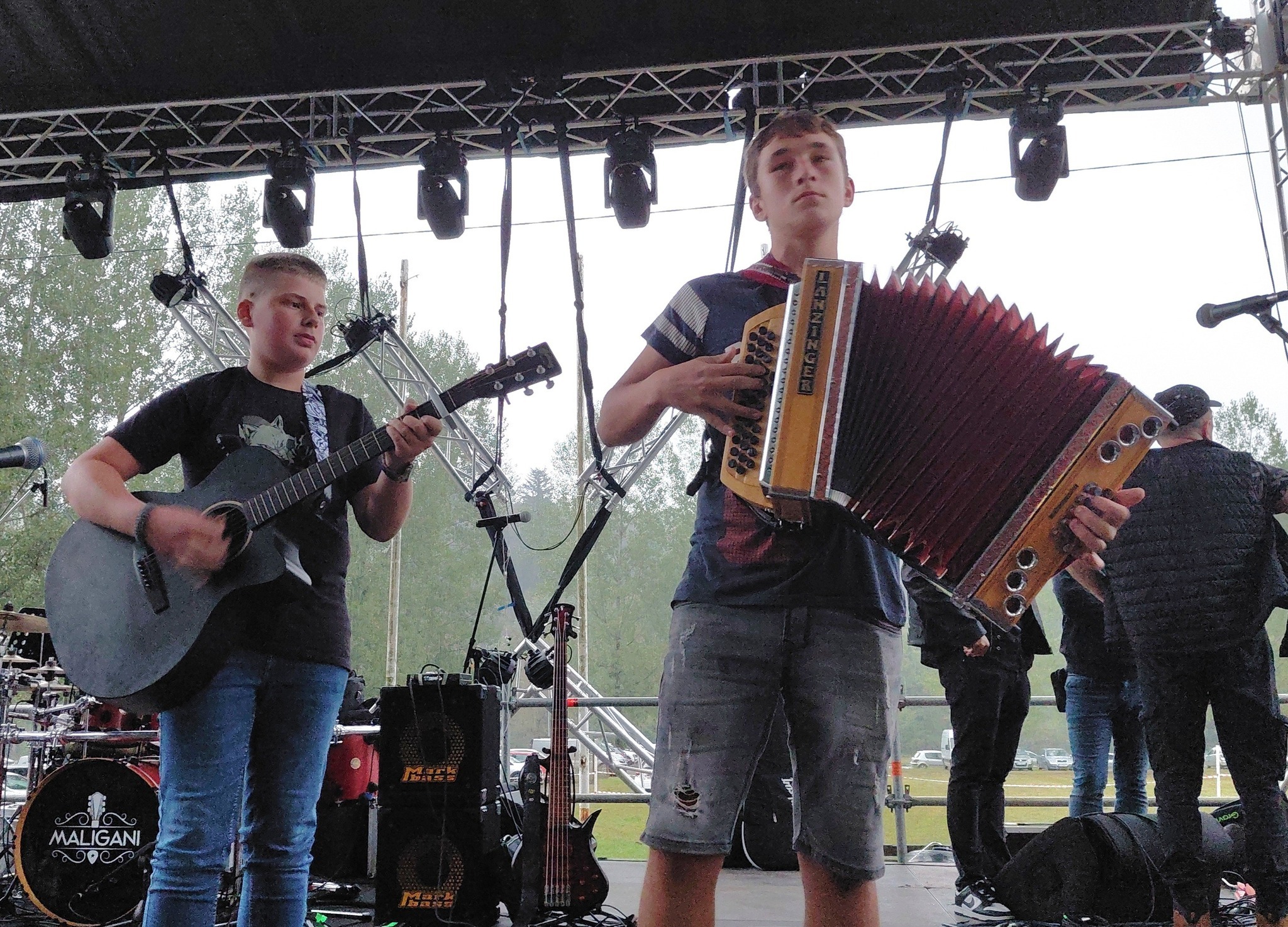 Međunarodna smotra heligonkara - Andi Janeš i Dylan Gašparac / Foto: UDRUGA GLAZBENI SUSRETI