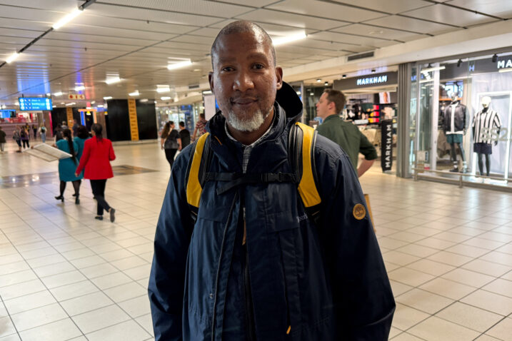 Mandla Mandela, unuk legendarnog borca protiv aparthejda u zračnoj luci u Johannesburgu / Reuters