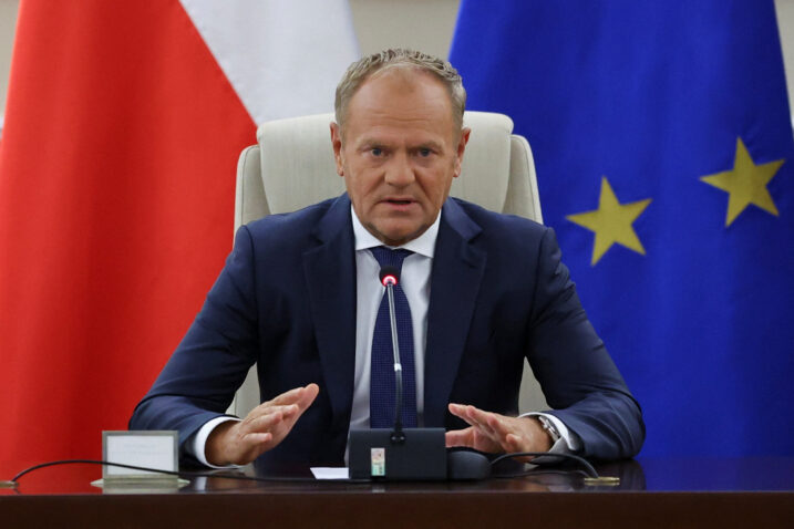 Izvanredno obraćanje poljskog premijera Donalda Tuska / REUTERS