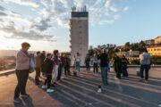 Pogled s krova HKD-a na Sušak / Foto MARA PRPIĆ
