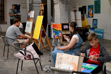 Ex tempore ili kad likovna djela nastaju bez pripreme na licu mjesta / Foto: Vedran KARUZA