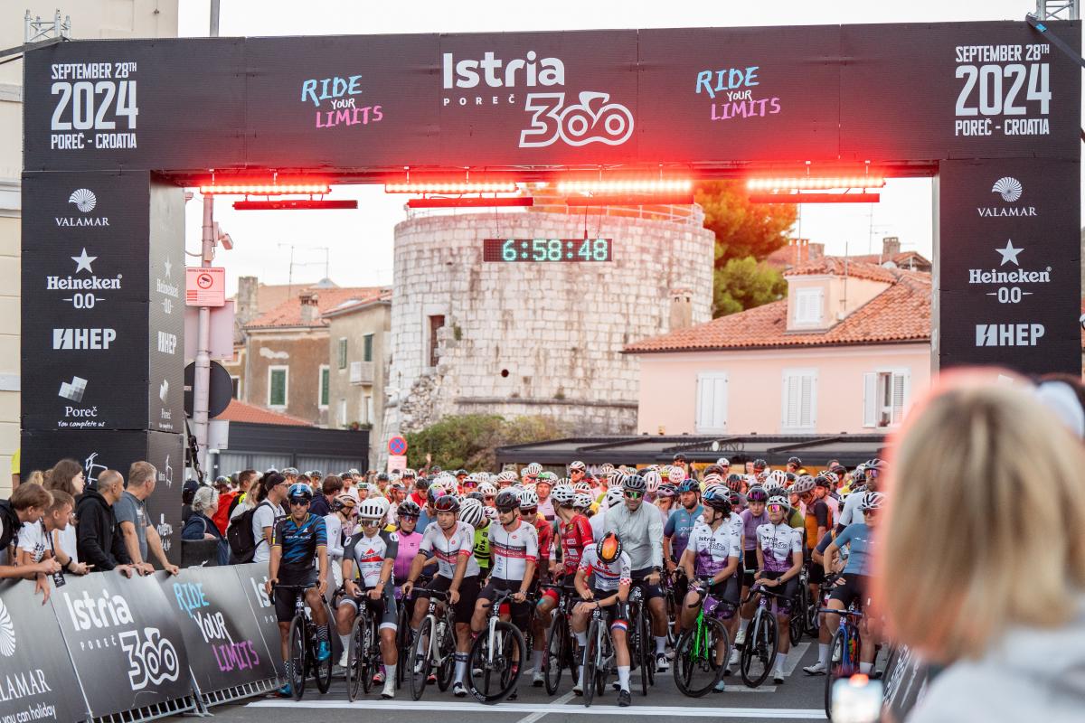 KRAJ RUJNA U ZNAKU BICIKLIZMA - Start utrke Istria300/Foto ISTRIA300