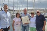 Dalibor Cvitković, Brigite i Robert Hirschmann i privatna iznajmljivačica Ankica Kučić sa suprugom Dinkom / Foto TZ Lošinj
