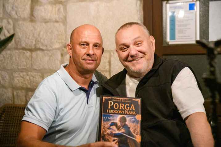 Promocija fantasy romana "Porga i bogovi Nava" autora Krešimira Butkovića / Foto Andrina Perić