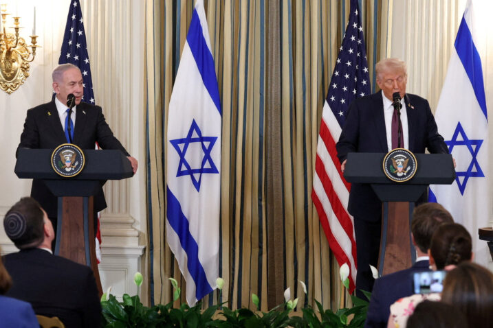 Benjamin Netanyahu i Donald Trump / REUTERS