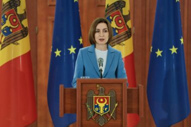 Maia Sandu / Foto REUTERS/Vladislav Culiomza