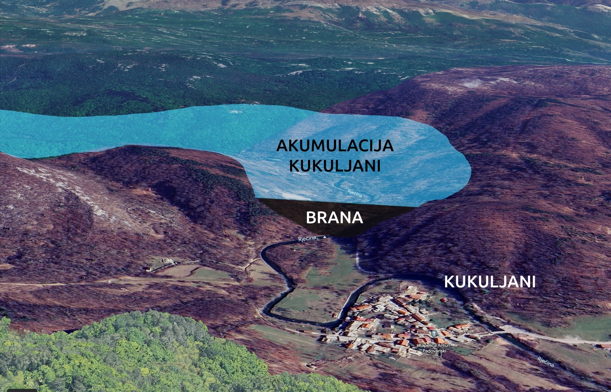 Plan akumulacije Kukuljani