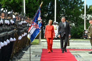 FOTO: Ured predsjednika Republike Hrvatske / Tomislav Bušljeta i Ana Marija Katić