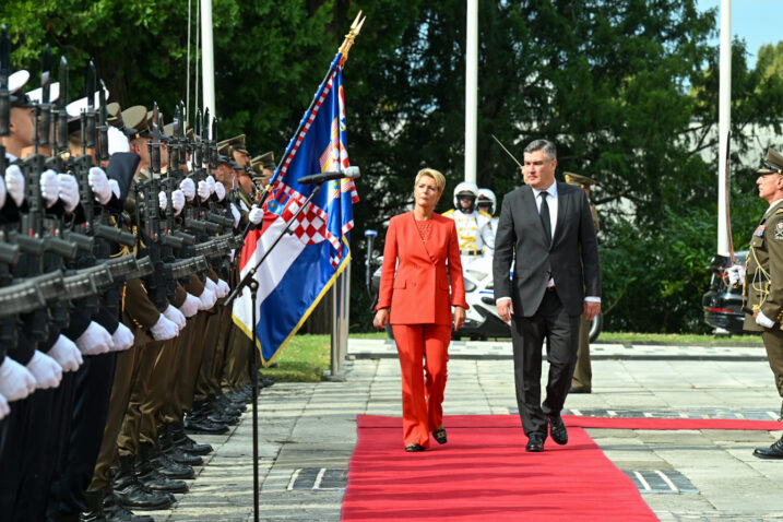 FOTO: Ured predsjednika Republike Hrvatske / Tomislav Bušljeta i Ana Marija Katić