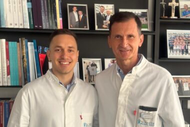 Dr. Vilim Molnar prvi autor na radu i prof.dr. Dragan Primorac, voditelj projekta