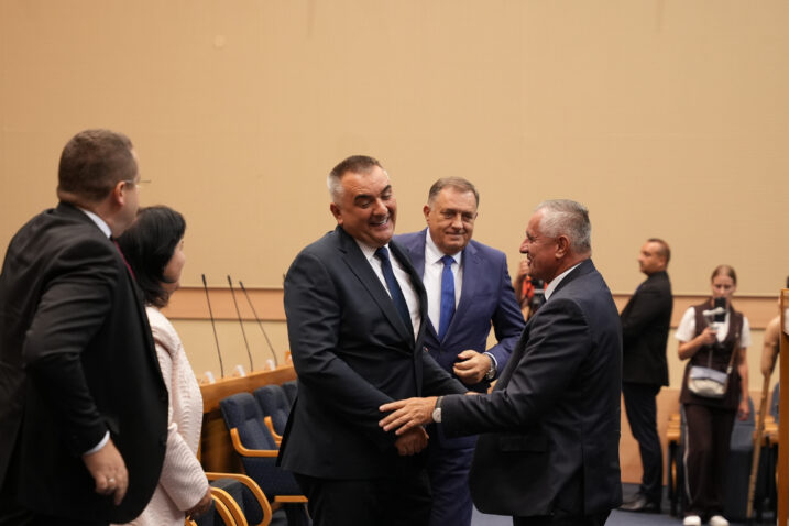 Novi premijer Savo Minić, izabran nije, ali je predložen od smijenjenog Milorada Dodika i potvrđen u Skupštini RS / Foto: Dejan Rakita/PIXSELL/PIXSELL