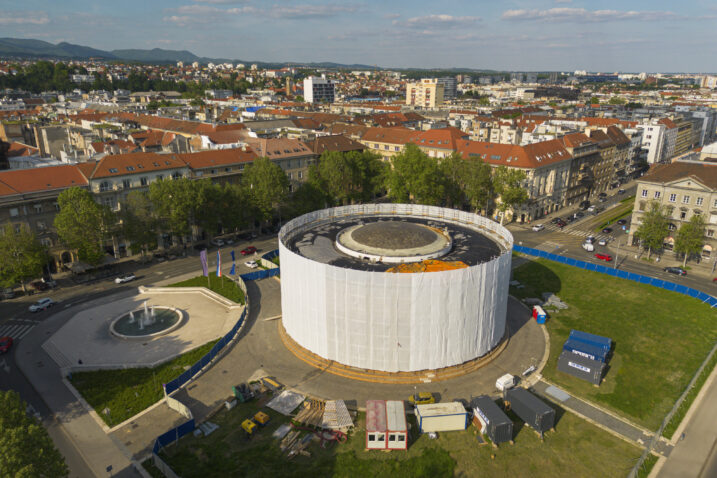 Meštrovićev paviljon u iščekivanju site-specific intervencije / Photo: Luka Stanzl/PIXSELL
