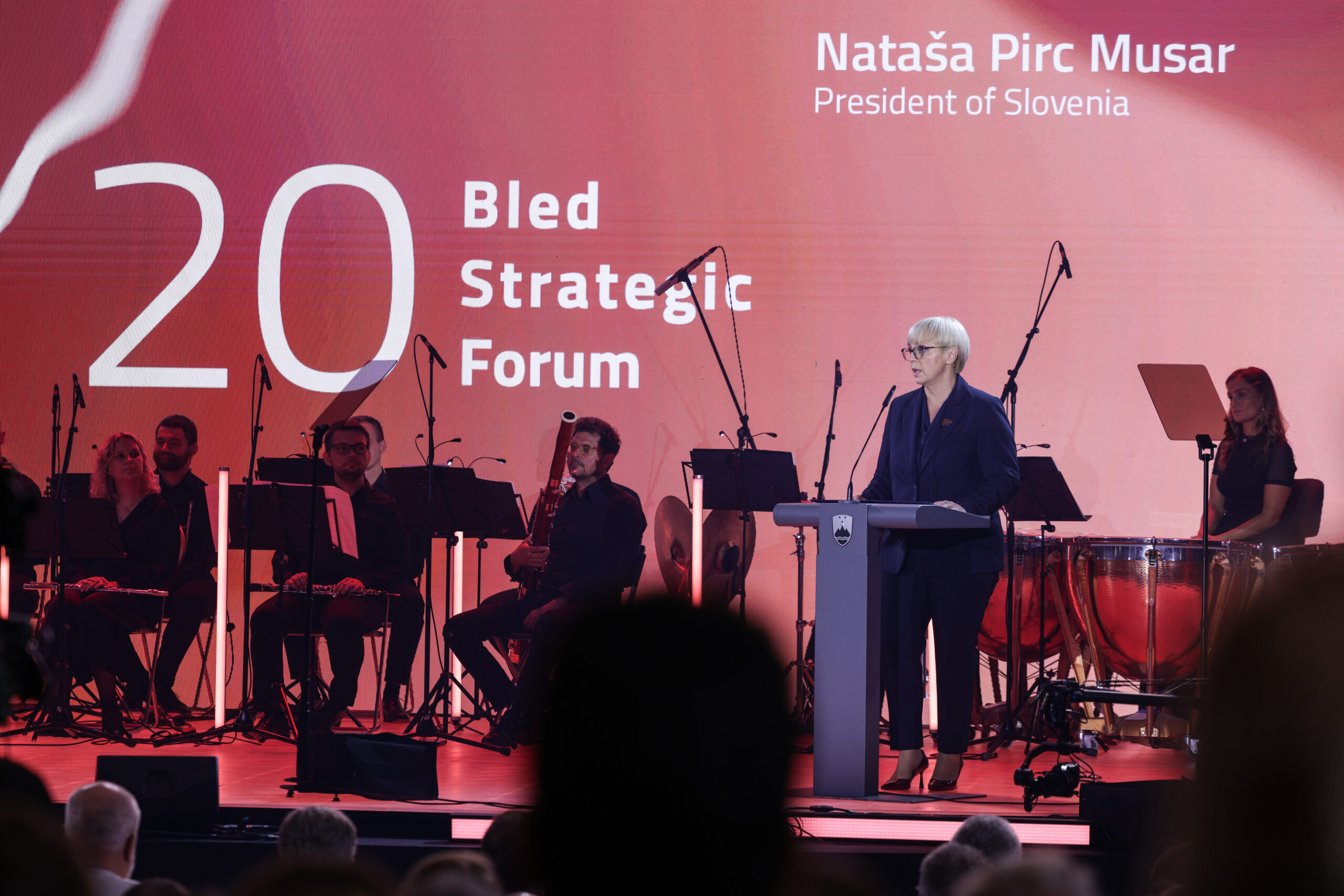 Slovenska predsjednica Nataša Pirc Musar na Bledskom forumu