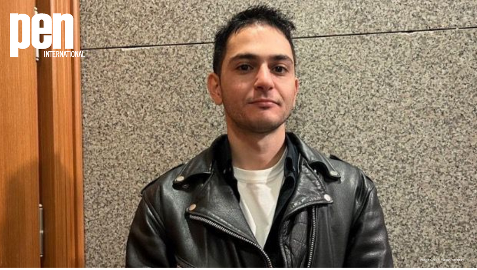 Turski novinar Furkan Karabay / Screenshot : PEN International 