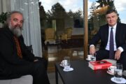 Književnik Miljenko Jergović i predsjednik Zoran Milanović / FB