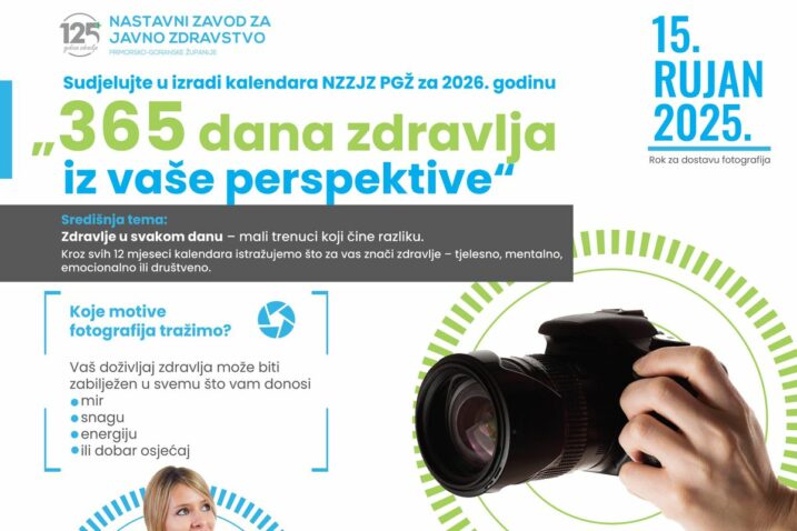 Postanite ambasador zdravlja: Sudjelujte u foto izazovu NZZJZ PGŽ