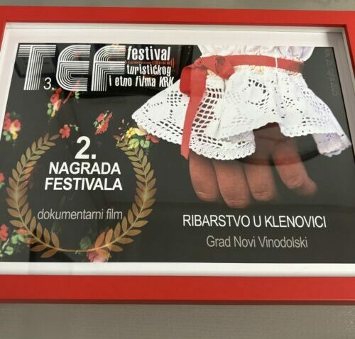 Druga nagrada TEF festivala za dokumentarni film / Foto GRAD NOVI VINODOLSKI