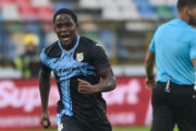 PROSLAVA PRVOG GOLA U HNL-u - Daniel Abu-Adjei/Foto V. MAVROVIĆ/HNK RIJEKA