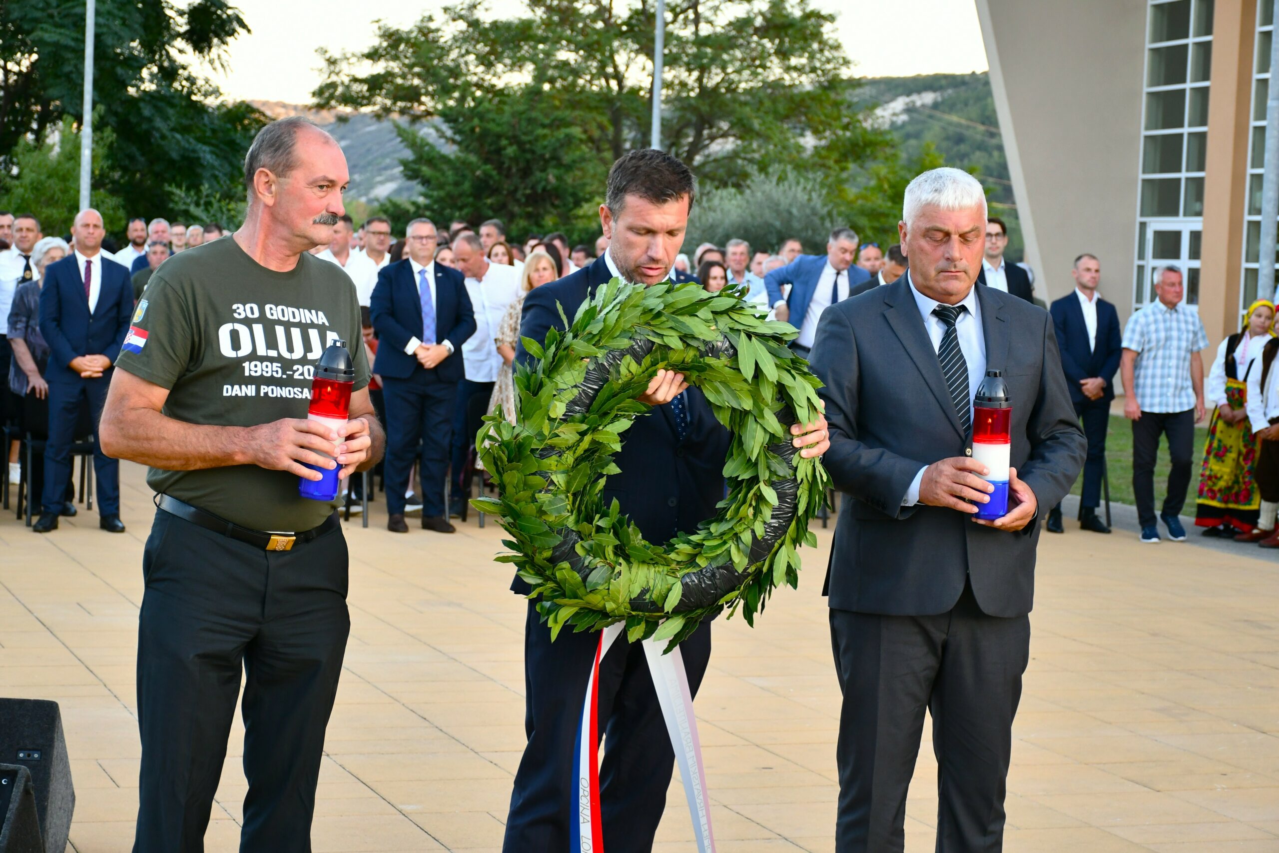 Položeni su i vijenci / Foto: Davor Šantić